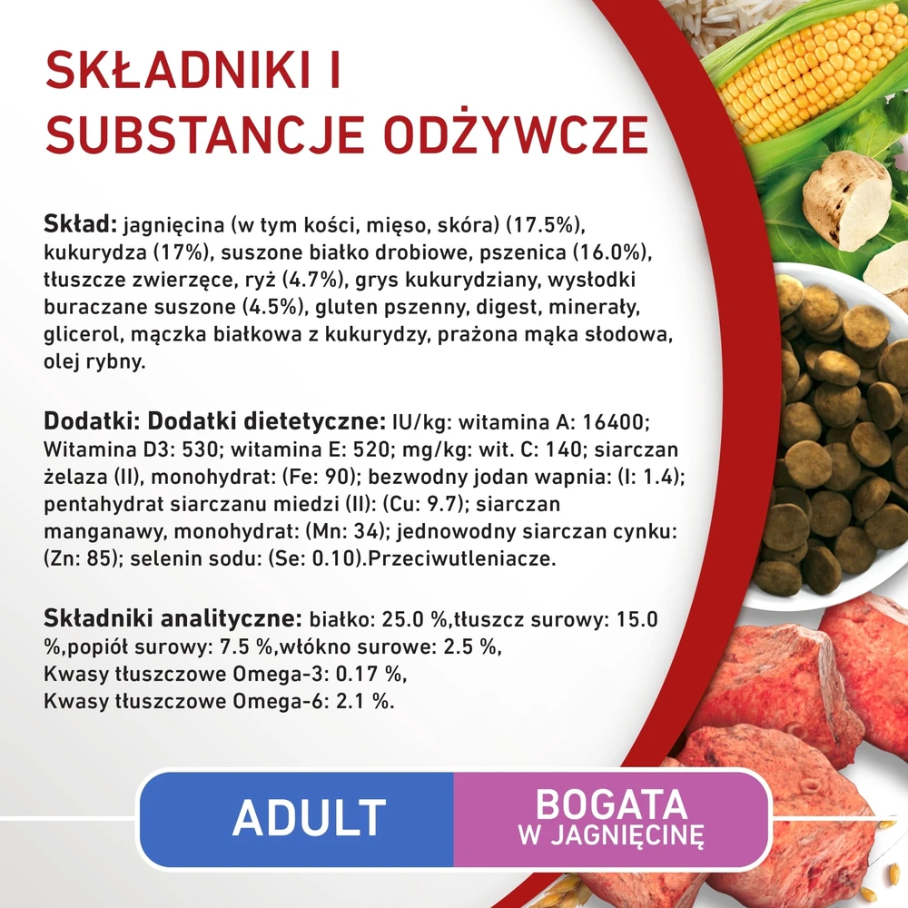 Purina Nestle ONE Medium/Maxi Adult Dog ėriena & ryžiai 2,5kg