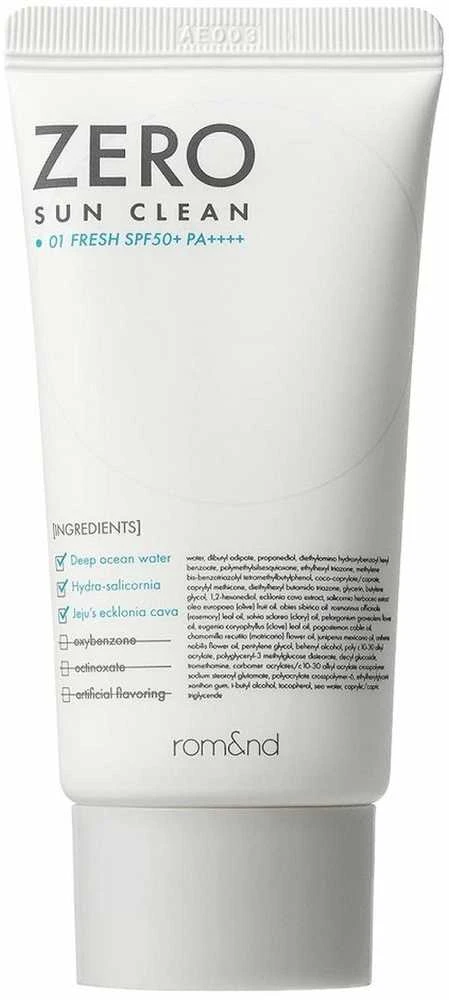„Rom&nd Zero“ apsauginis kremas nuo saulės, 50 ml