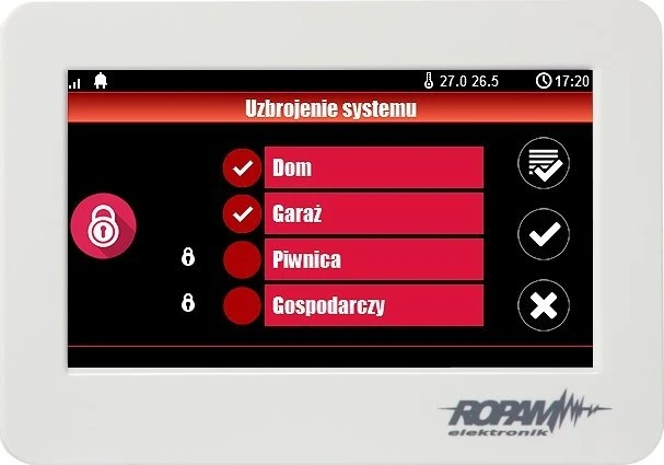 ROPAM TOUCH MANIPULIATORIUS TPR-4WS-P OPTIMAGSM, NEOGSM-IP
