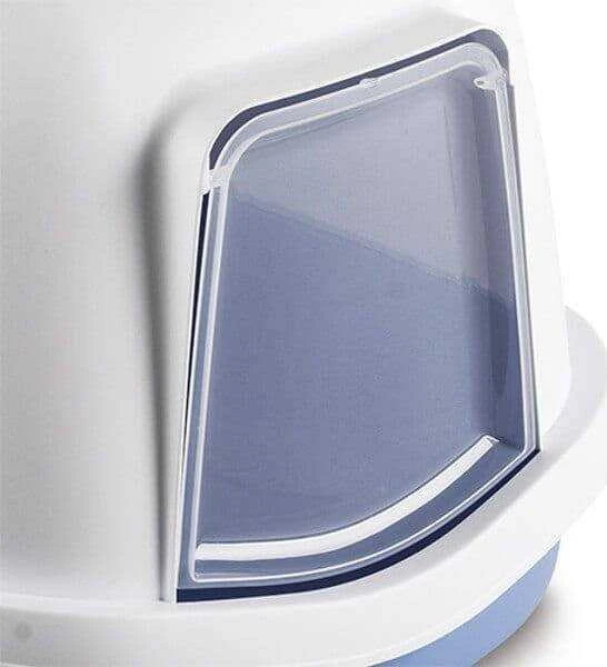 Stefanplast Triton Toaleta dla kota didelis JUMBO su filtrem pilka