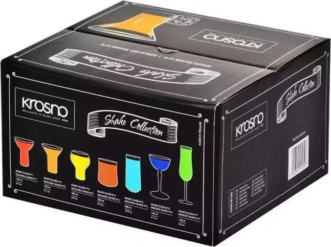 Kokteilių taurių komplektas Krosno, stiklas, 0.15 l, 4 vnt.
