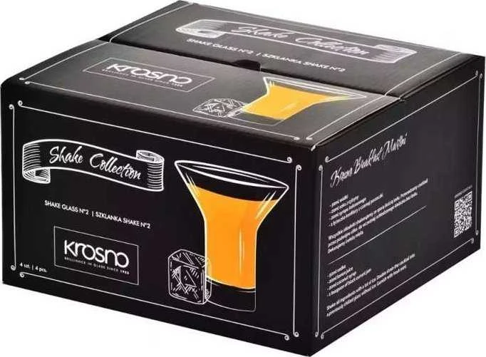 Kokteilių taurių komplektas Krosno, stiklas, 0.15 l, 4 vnt.