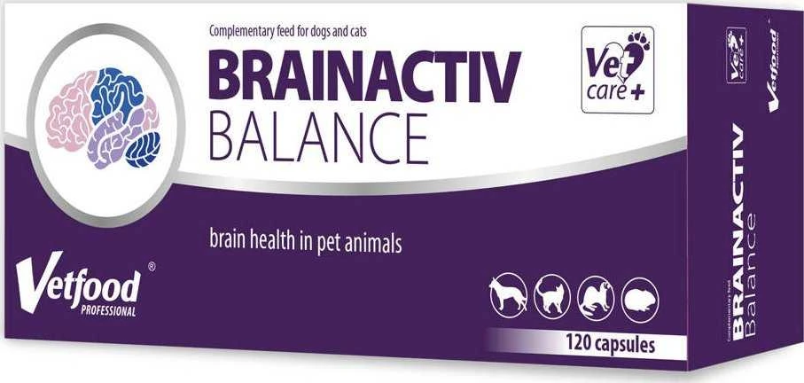 Papildai gyvūnams - VETFOOD Brain Activ Balance (Vetfood, 120vnt, be glitimo)