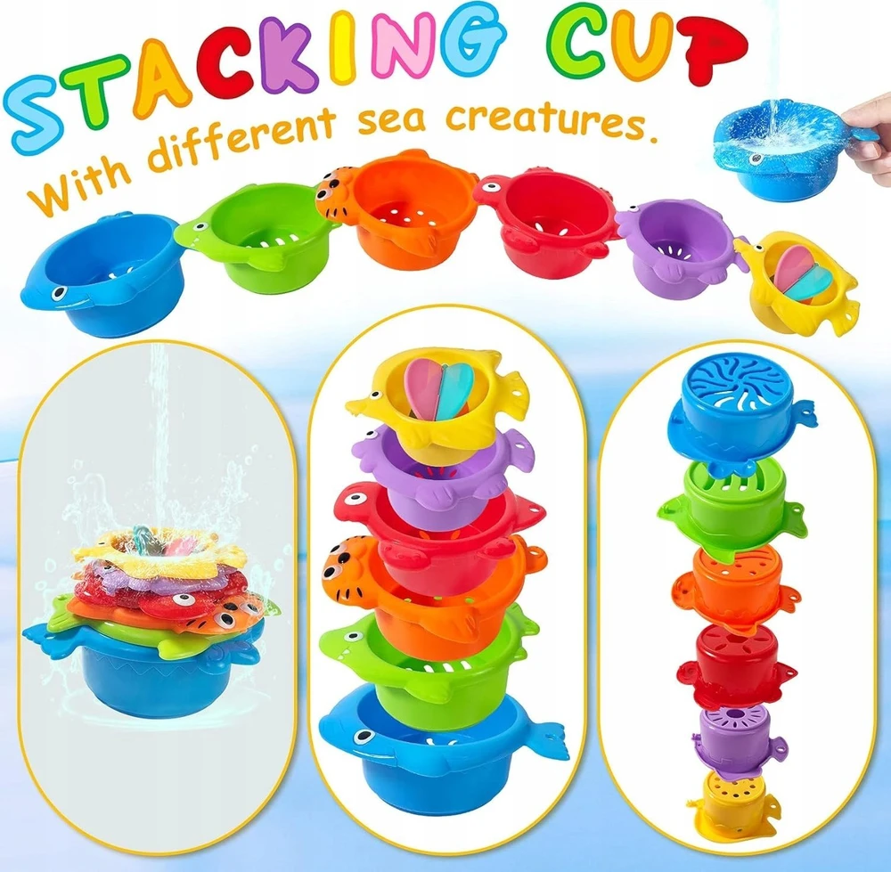 Jokomisiada „Bath Toys“ rinkinio organizatoriaus laivai ZA3405