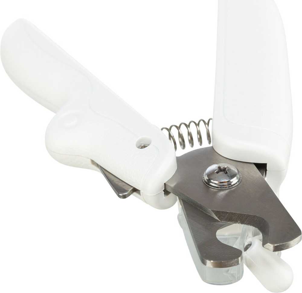 Trixie 23800, Cat, Scissors nail clipper, Plastic, Nerūdijantis plienas, Baltas, 150 mm
