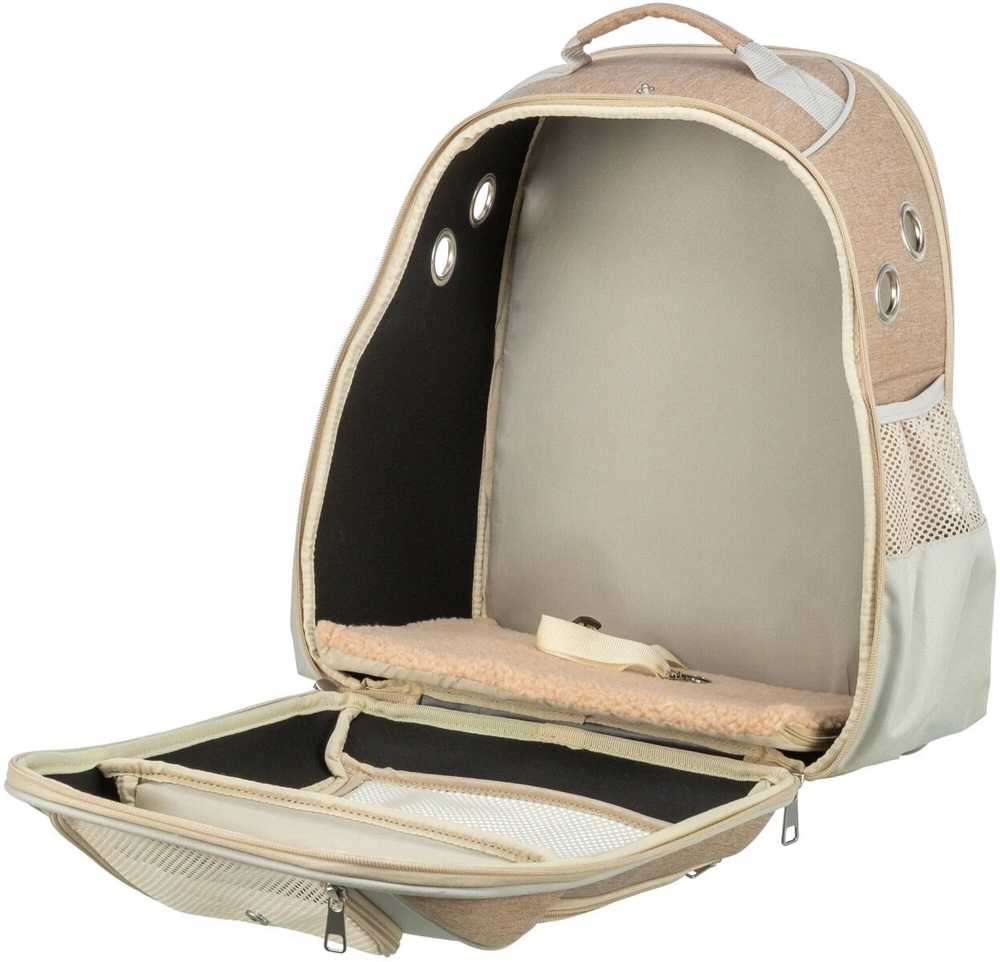 Trixie 28831, Soft pet carrier, Backpack pet carrier, Dog, 7kg, Top & front load, rusvai gelsvas