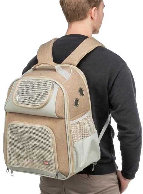 Trixie 28831, Soft pet carrier, Backpack pet carrier, Dog, 7kg, Top & front load, rusvai gelsvas