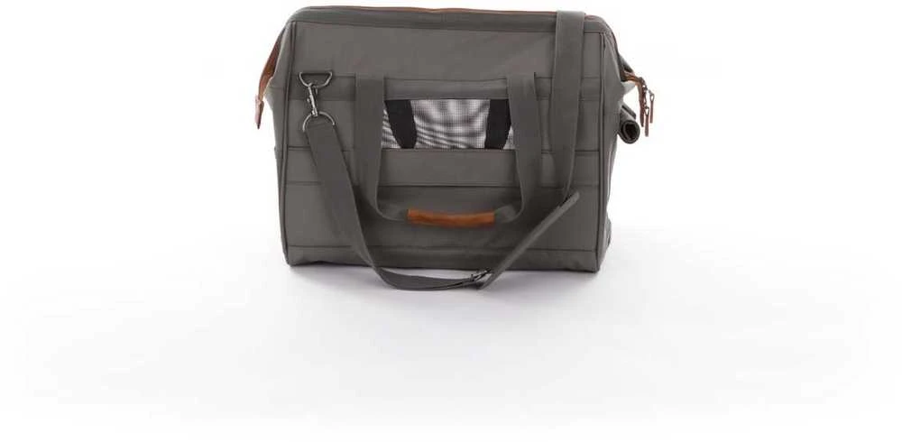 TRIXIE 28909, Minkšta augintinių nešioklė, Augintinių nešioklė lėktuvu, Šuo, 10 kg, Pakraunama iš viršaus ir priekio, Pilka