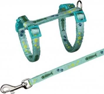 Trixie Komplektas katei nailoninis su petnešom,22-36 cm/10mm, 1,20m
