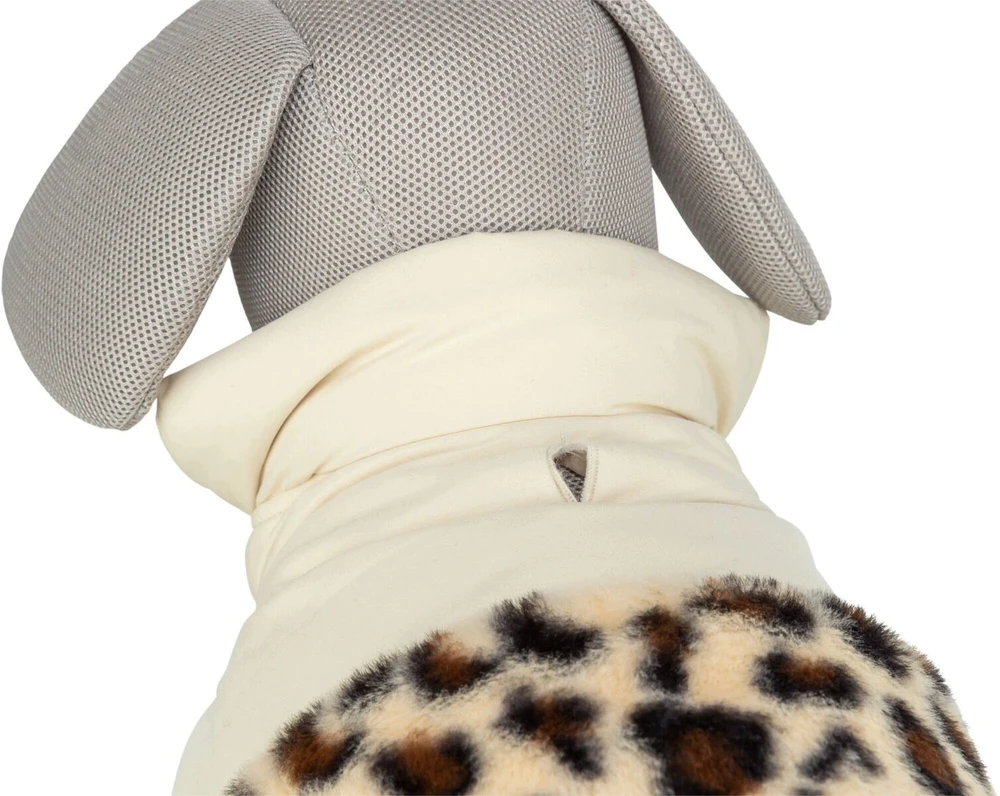 Trixie Ajou, płaszcz, šuniui, kreminė/leopard, XS, 24 cm (TX-680292)