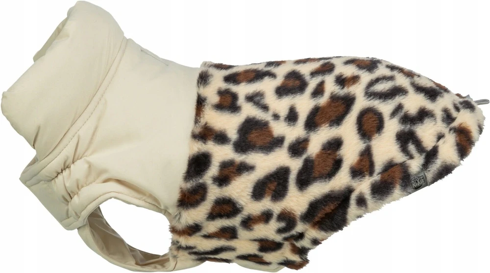 Trixie Ajou, płaszcz, šuniui, kreminė/leopard, XS, 27 cm (TX-680293)