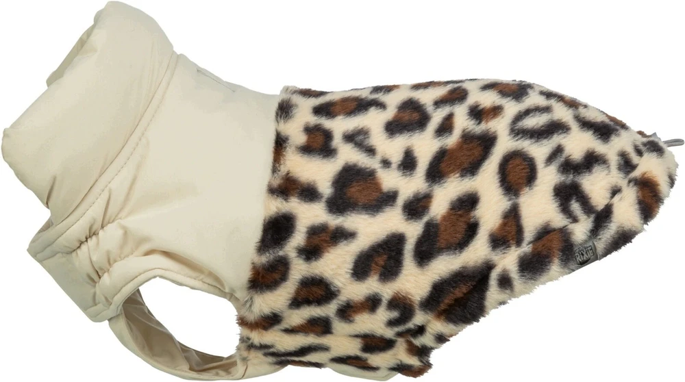 Trixie Ajou, płaszcz, šuniui, kreminė/leopard, S, 36 cm (TX-680296)