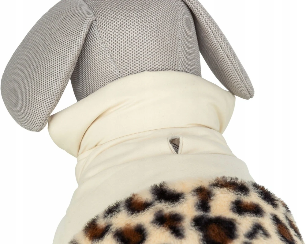 Trixie Ajou, płaszcz, šuniui, kreminė/leopard, XS, 27 cm (TX-680293)