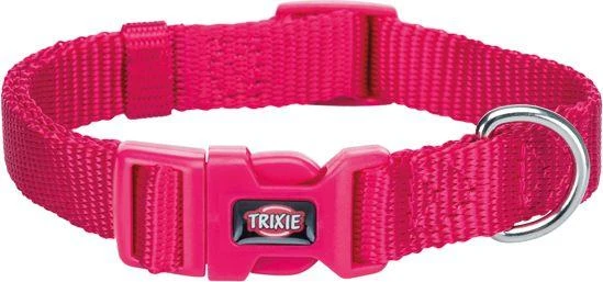TRIXIE Premium antkaklis, XS-S 22-35cm/10mm, fuksija
