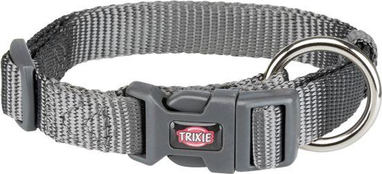 TRIXIE Premium antkaklis, XXS-XS 15-25cm/10mm, grafito