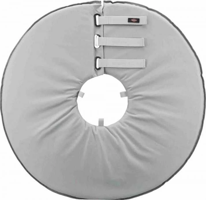 TRIXIE Apsauginė apykaklė, poliesteris/putplastis, XL: 60-64 cm/29 cm, pilka