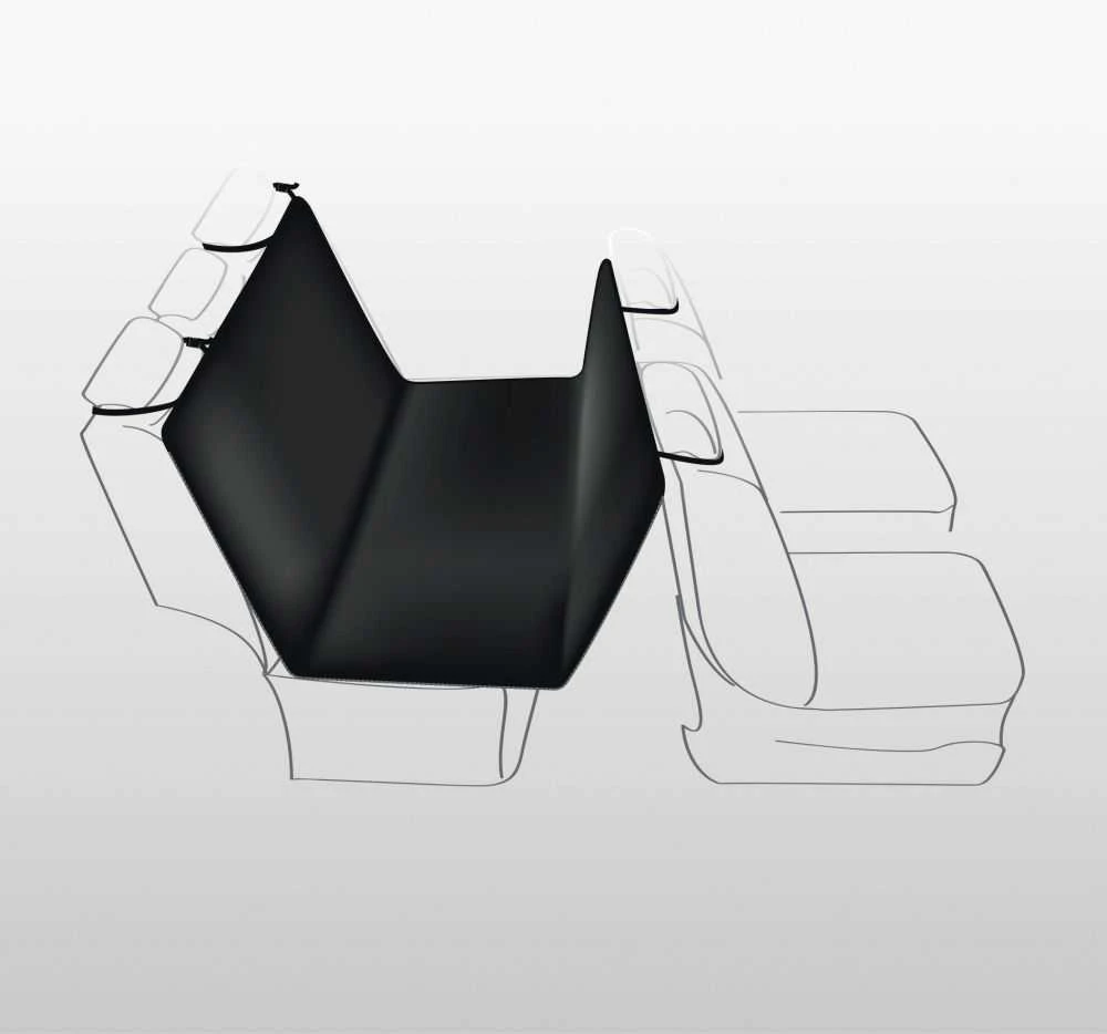 TRIXIE Automobilio sėdynės užtiesalas, siauras, tinka priek. sėdynei 0.65x1.45 m, juodas