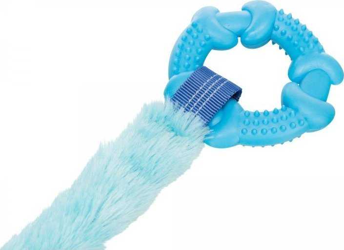 Trixie Bungee Tugger su ringiem, Žaislas, skirtingos spalvos, o 10/56 cm, su amortyzatorem