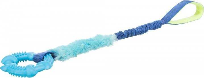 Trixie Bungee Tugger su ringiem, Žaislas, skirtingos spalvos, o 10/56 cm, su amortyzatorem