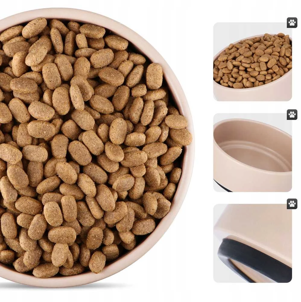 Trixie Be Nordic dubenėlis Taupe Ceramika/Guma 1,2l
