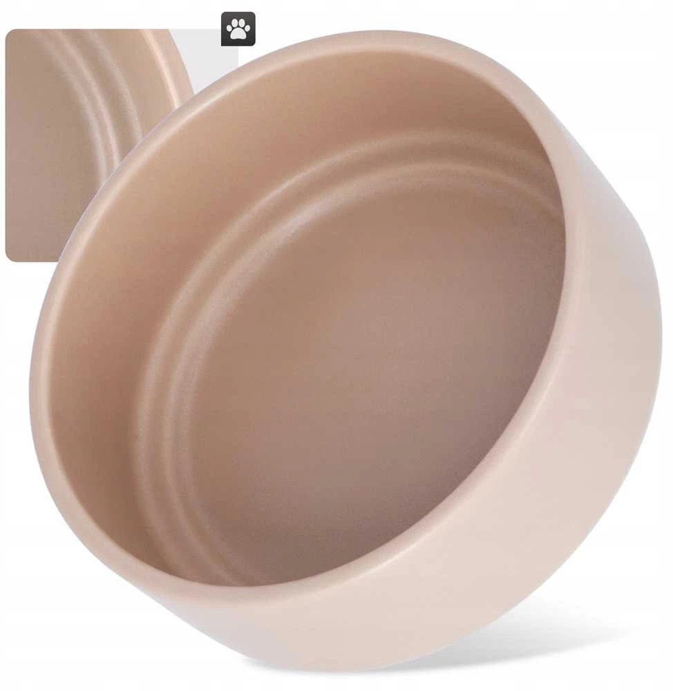 Trixie Be Nordic dubenėlis Taupe Ceramika/Guma 1,2l