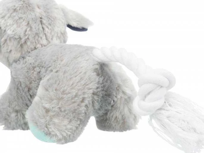 Trixie Junior Rope Dog, pliušinis, 24 cm