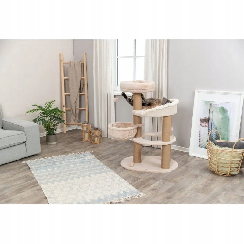 Trixie Boho Filippo, stovimas draskymo stulpas, katėms, smėlio spalvos, 114 cm