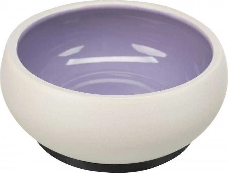 Trixie Bowl, katei, keraminis, 1 l / x 17 cm, su guminiu pagrindu, įvairių spalvų