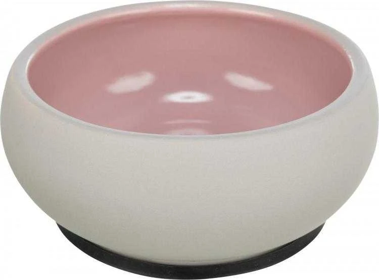 Trixie Bowl, katei, keraminis, 1 l / x 17 cm, su guminiu pagrindu, įvairių spalvų