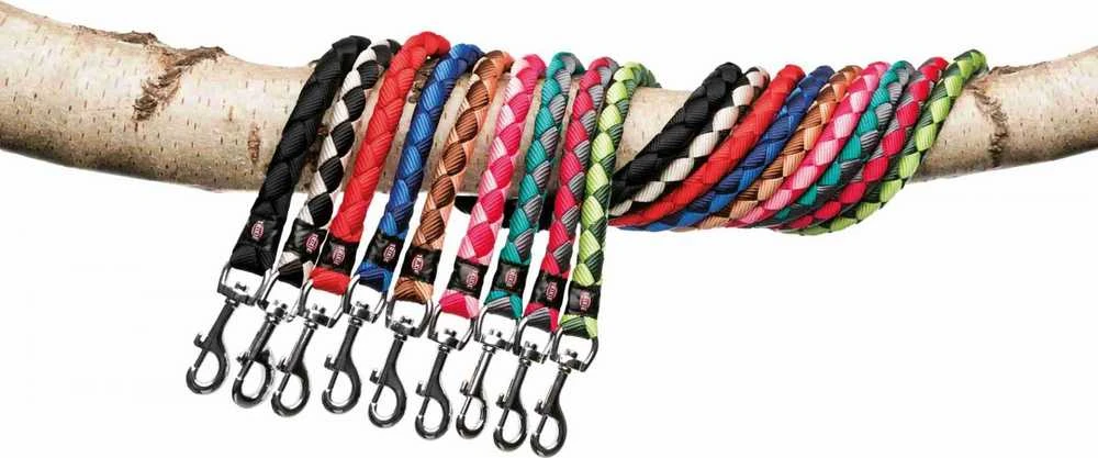 TRIXIE Cavo pavadys, S-M 1m/12mm, juodas
