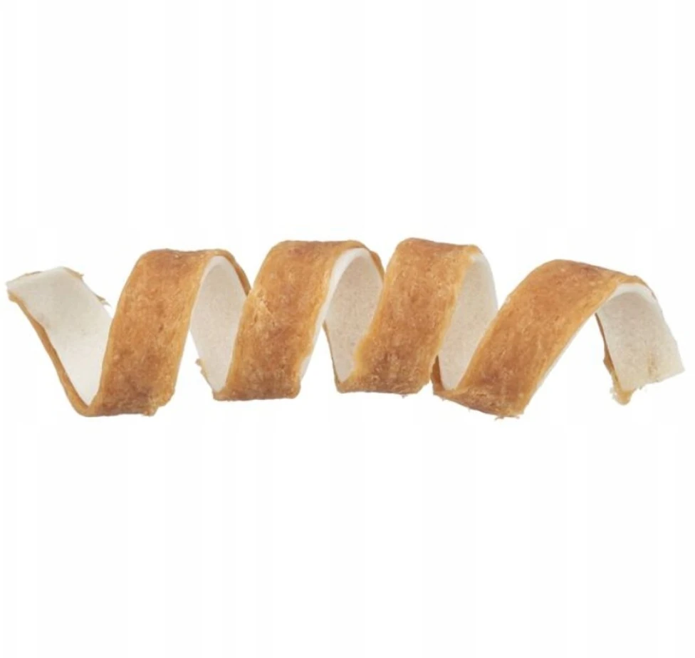 Trixie Denta Fun antiena Chewing Curl, skanėstas, šunims, su antis, 12 cm, 12 g, 50 vnt./PAKUOTĖ