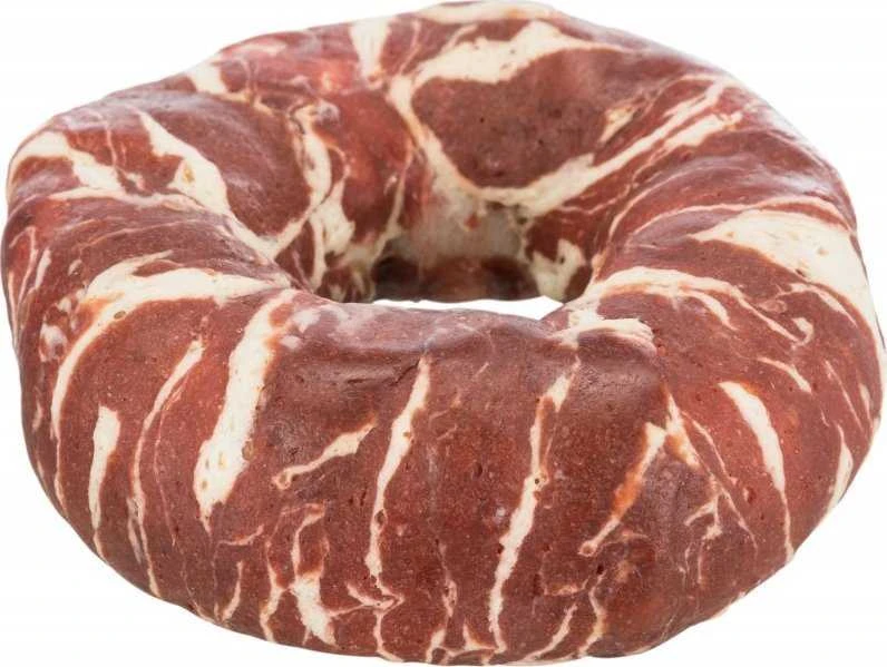 TRIXIE Denta Fun Kramtymo žiedas, Marmurinė jautiena, be pakuotės, 10cm, 110 g