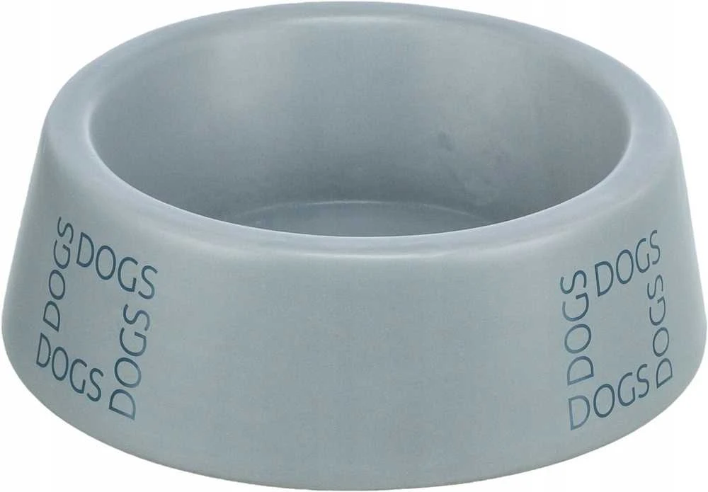 Trixie Trixie Dogs bowl, ceramic, 1 l/ø 20 cm, pilkas/mėlynas