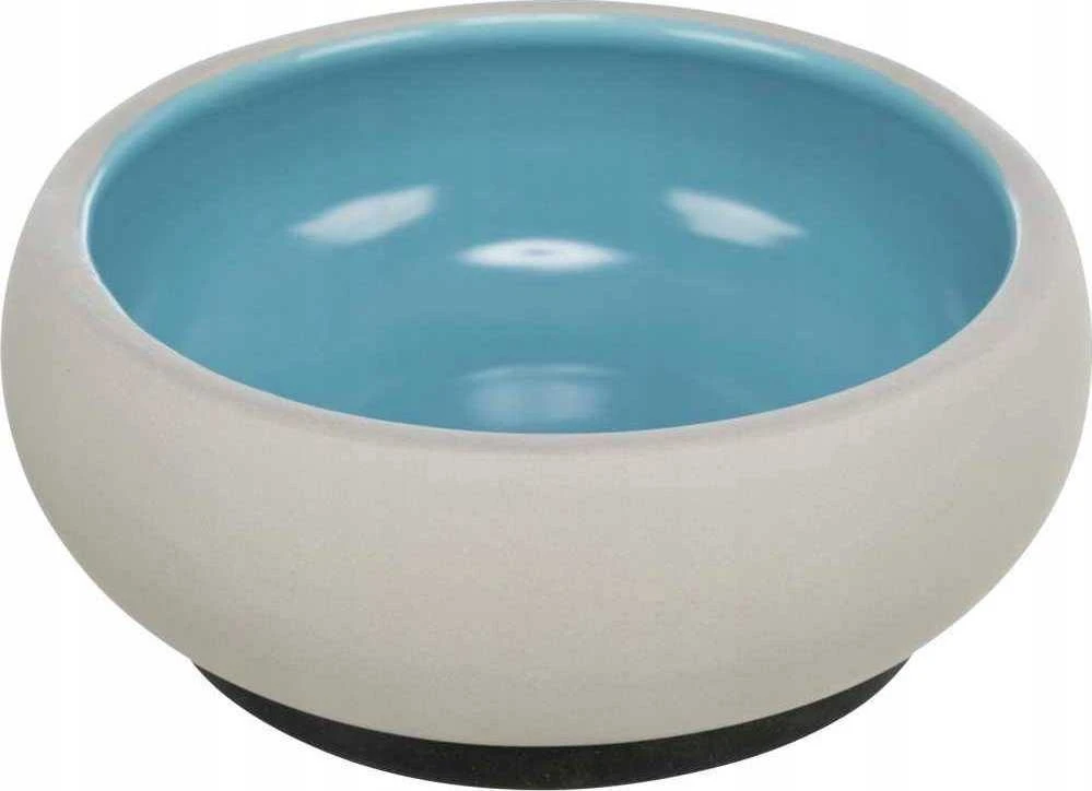 Trixie Bowl, katei, keraminis, 0,6 l / 14 cm, su guminiu pagrindu, įvairių spalvų