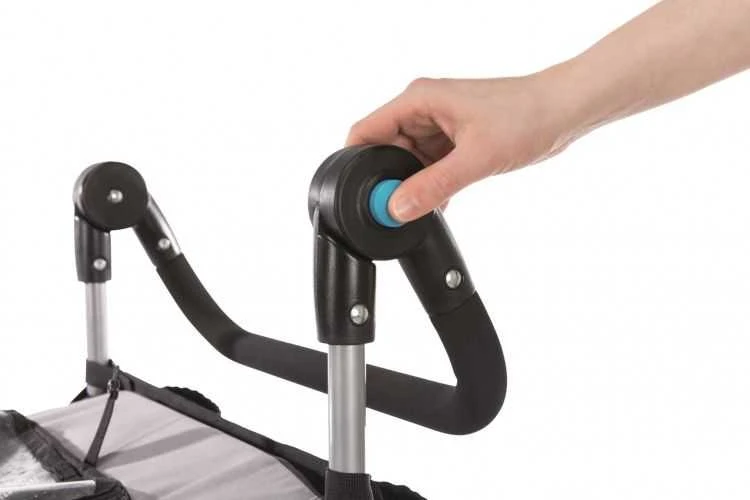 Trixie dviračio priekaba, vežimėlis šunims iki 22 kg, pilkas