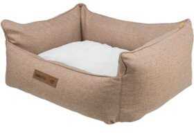 Trixie Farello bed, square, 100 × 70 cm, ruda/baltas
