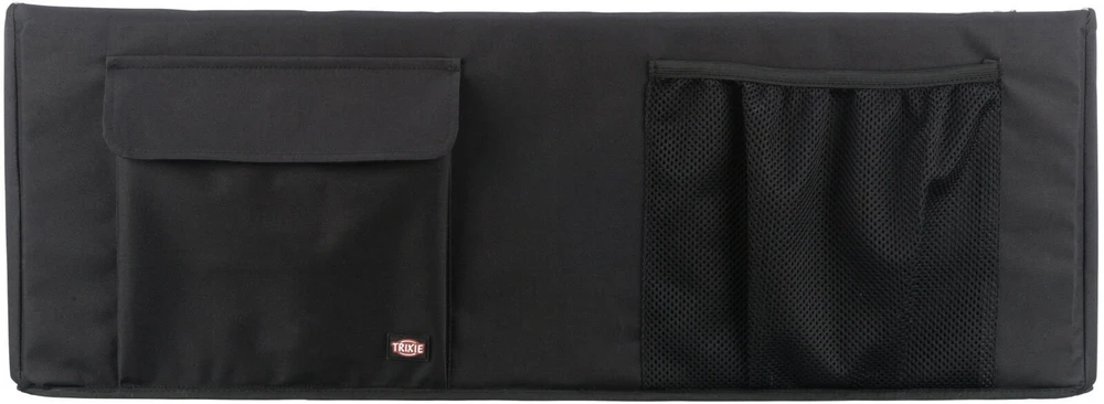 Trixie Fotelik automobilinis podwójny, šuniui/kota juoda/pilka, 80 × 28 × 39 cm