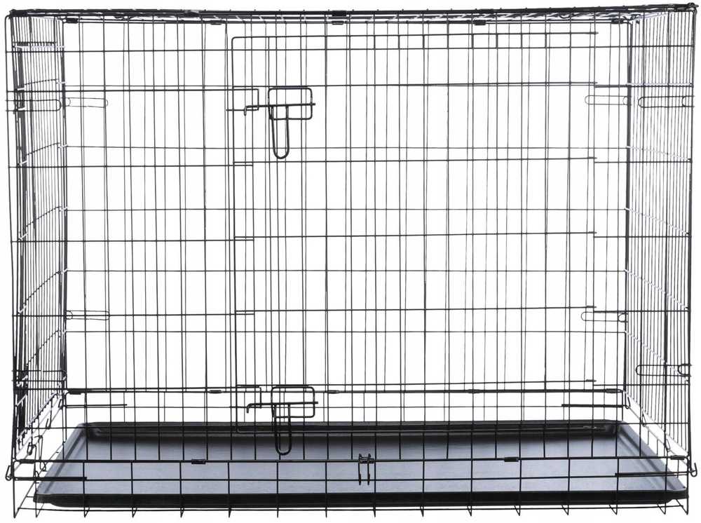 Trixie Trixie Home kennel, M–L: 93 × 69 × 62 cm, juodas