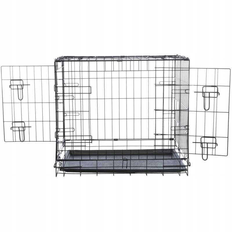 Trixie Trixie Home kennel, S: 64 × 54 × 48 cm, juodas