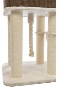 Trixie Humberto XXL, pastatomas draskyklė katėms, kreminės/tamsiai rudos spalvos, 174 cm, 2 dėžės