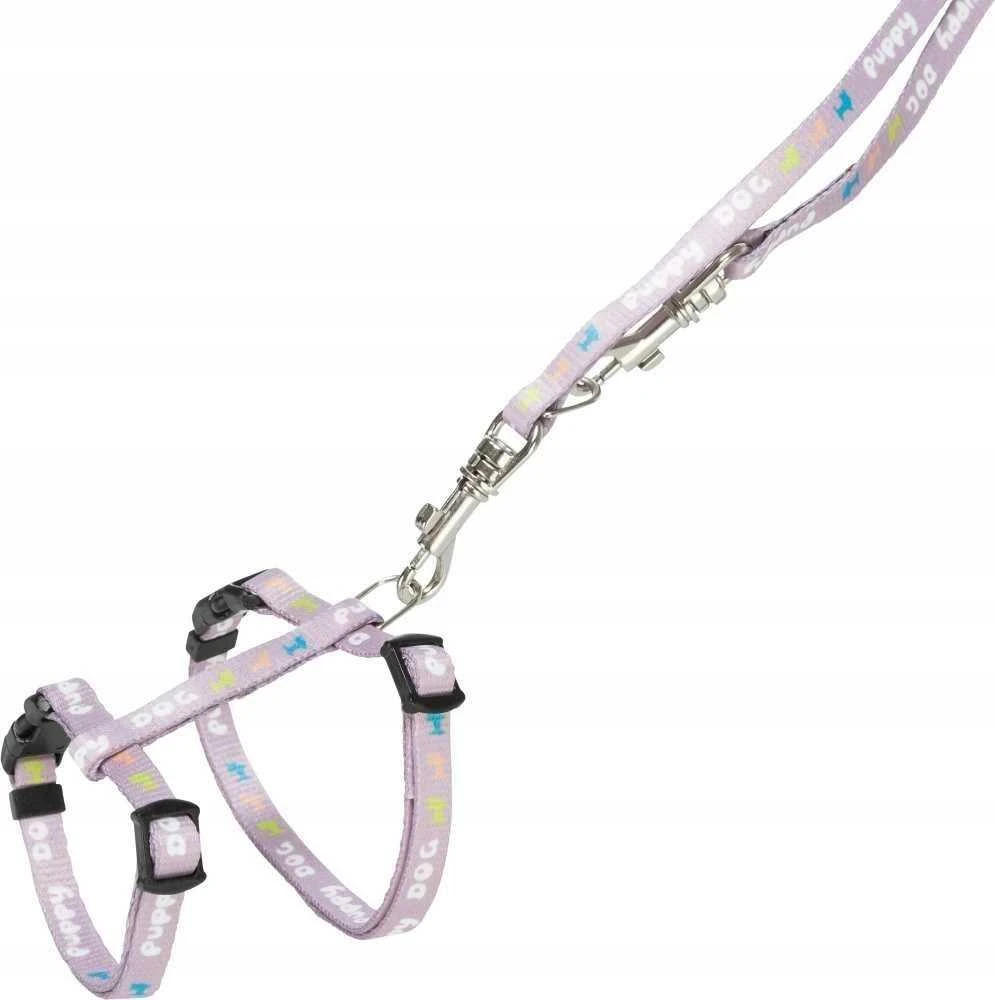 Trixie Junior, šuniuko pakinktai, su pavadėliu, diržas, 27-45 cm / 10 mm, 2,00 m, alyvinė