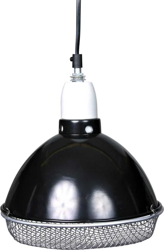 Trixie lempa su spaustuku, juoda su apsauginiu tinkleliu 21cm 250W