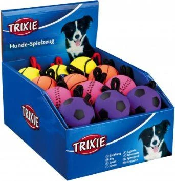 TRIXIE Sport kamuolys su virve, plūduriuojantis, putų guma, ø 6-30 cm