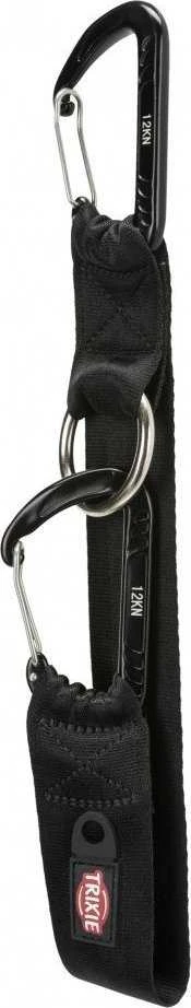 Trixie Karabino juosta, juoda, 30 cm / 38 mm, universali