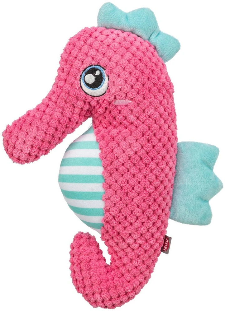 Trixie Jūrų arkliukas, žaislas šunims, rožinis, pliušinis, 28 cm