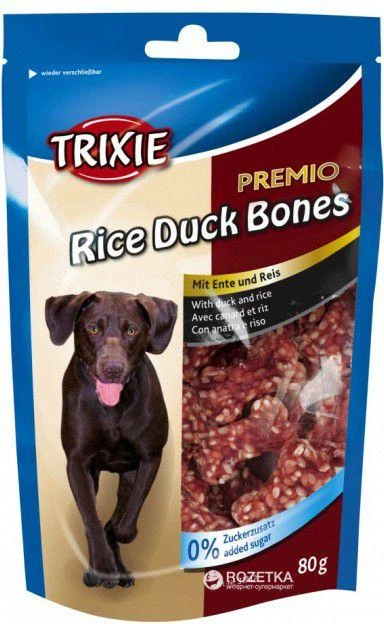 TRIXIE PREMIO Ryžių ir antienos kauliukai, 80 g