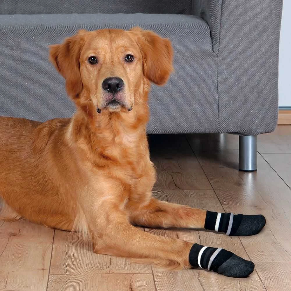 Trixie Kojinės šuniui neslystančios M – L, 2 vnt, juodos