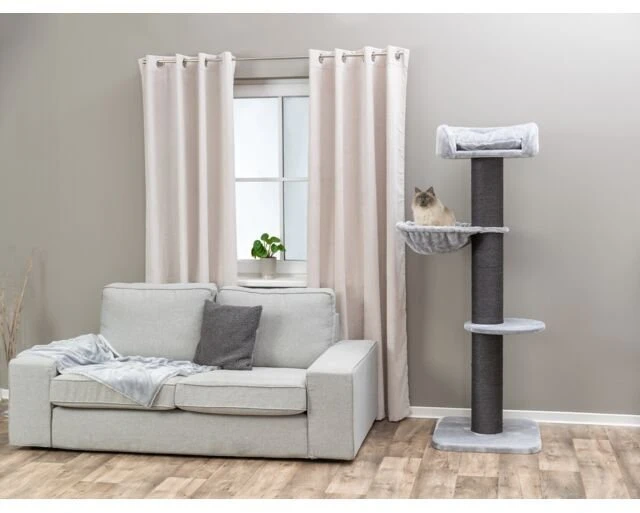 Trixie Mauro XXL, stovintis draskyklė katėms, pilka, 173 cm