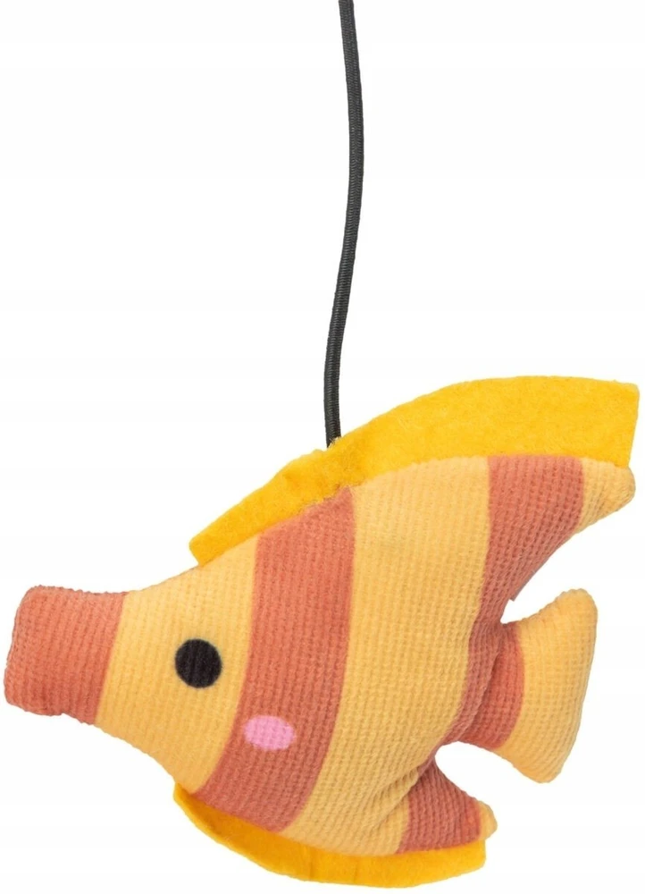 Trixie Meškerė katei, su rybą, plastik/pliušinis, 46 cm