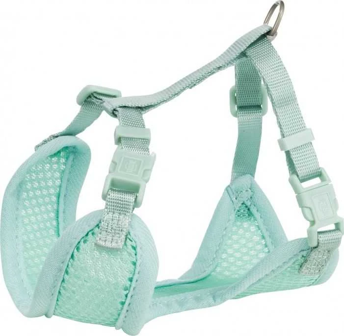 Trixie minkštas šuniuko diržas su pavadėliu Junior, 26–34 cm / 10 mm, 2,00 m, mėtų spalvos